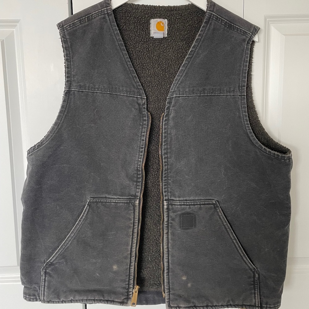 Carhartt fleece-lined vest